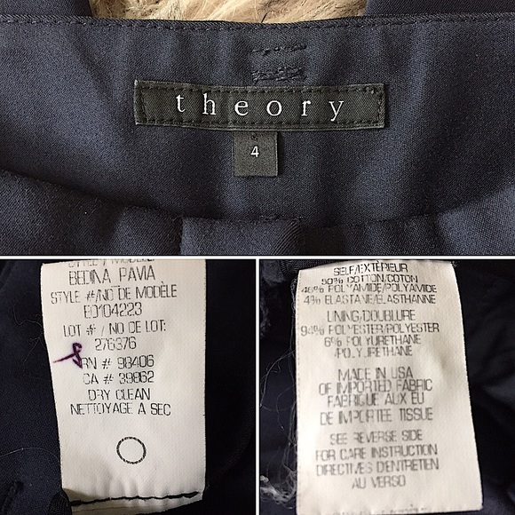 Theory Natural Bedina Pavia ankle cropped Pants - Picture 13 of 13